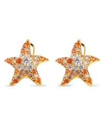 Eshvi - Glow Starfish Earrings - Lyst