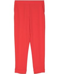 P.A.R.O.S.H. - Elasticated-waist Tapered Trousers - Lyst