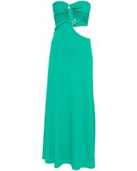Christopher Esber - Crystal-Pendant Strapless Maxi Dress - Lyst