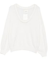 Lisa Yang - Doria Scoop-Neck Sweater - Lyst