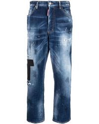 DSquared² - Gerafelde Jeans - Lyst