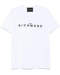 John Richmond - T-Shirt Mit Logo-Print - Lyst