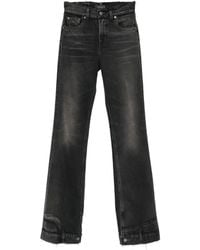 Haikure - Distressed-Effect Raw-Cut Jeans - Lyst