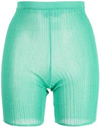 Marco Rambaldi - Fine-Knit High-Waisted Shorts - Lyst
