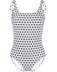Tory Burch - Floral-print Swimsuit - Lyst
