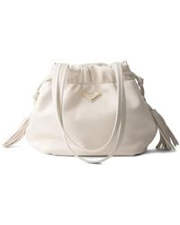 Prada - Nappa Leather Shoulder Bag - Lyst