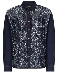DSquared² - Boxy Overhemd Verfraaid Met Kristallen - Lyst