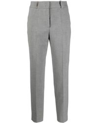 Peserico - Cropped Tailored Trousers - Lyst