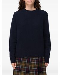 Barbour - Ribbed-Trim Crew-Neck Sweater - Lyst