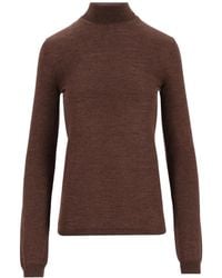 Maison Margiela - Wool Silk Underpinnings Turtleneck - Lyst