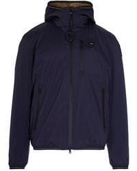 Blauer - Kapuzenjacke mit Reißverschluss - Lyst