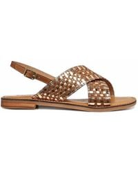 Geox - Maddalusia C Woven Criss-Cross Sandals - Lyst