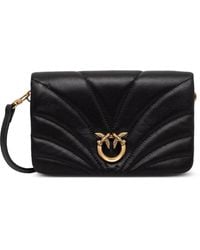 Pinko - Love Bag Click Horizontal Small Crossbody Clutch - Lyst