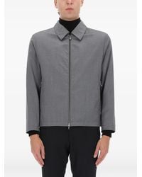 BOSS - Zip-Up Virgin-Wool Jacket - Lyst