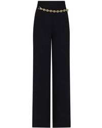 Rabanne - Wide Leg Trousers With Belt - Lyst