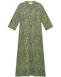 Maliparmi - Robe Mi-Longue Shell À Imprimé Graphique - Lyst