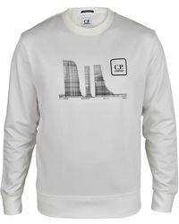 C.P. Company - Graphic-Print Crew-Neck Sweatshirt - Lyst