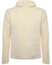 Moncler - X Jil Sander Ribbed Hoodie - Lyst