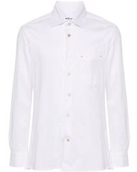 Kiton - Klassisches Jersey-Hemd - Lyst