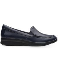 Clarks - Ellowyn Lux Leather Loafers - Lyst