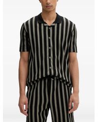 Marc O' Polo - Vertical-Stripe Short-Sleeve Shirt - Lyst