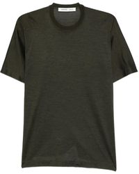 Carven - Round-Neck Silk T-Shirt - Lyst