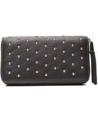 Poche Paris - Studded Zip Wallet - Lyst