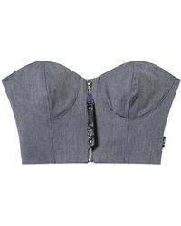 Twinset - Bustier-Neck Top - Lyst
