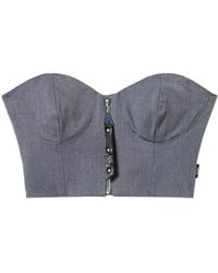 Twinset - Bustier-Neck Top - Lyst