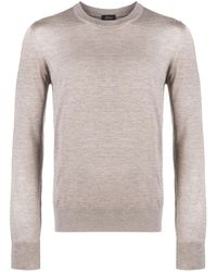 Brioni - Crew-Neck Cashmere-Silk Jumper - Lyst