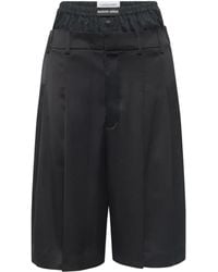 Marine Serre - Boxer-Waist Tailored Shorts - Lyst
