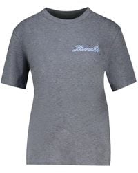Lanvin - Small Ribbon Cotton T-Shirt - Lyst