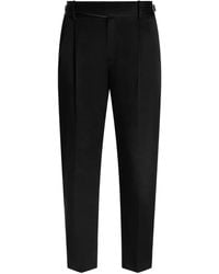 Dolce & Gabbana - Cotton Gabardine Trousers - Lyst