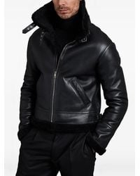 Manzoni 24 - Shearling Zip Jacket - Lyst