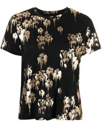 Cynthia Rowley - T-shirt Met Bloemenprint - Lyst