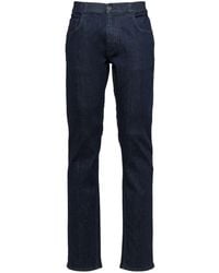 Prada - Halbhohe Slim-Fit-Jeans - Lyst