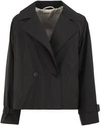Weekend by Maxmara - Double-Breasted Cropped Jacket - Lyst