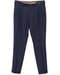 Berwich - Pantalon En Laine À Design Plissé - Lyst