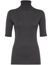 Brunello Cucinelli - タートルネック トップ - Lyst