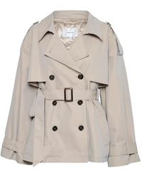 Gestuz - Birdiegz Double-Breasted Trench Coat - Lyst