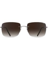 Silhouette - Rimless Rectangle-Frame Sunglasses - Lyst