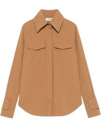Elisabetta Franchi - Flap-Pockets Long-Sleeve Shirt - Lyst