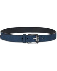 Etro - Ceinture En Daim À Boucle - Lyst