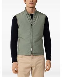 Hackett - Windsor Faux-Suede Trim Gilet - Lyst