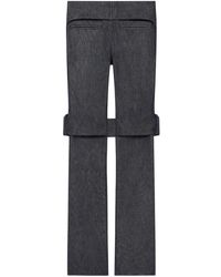 Courreges - Cut-Out Detailing Trousers - Lyst