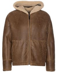 Yves Salomon - Reversible Hooded Shearling Jacket - Lyst
