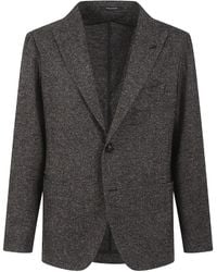 Tagliatore - Herringbone Single-Breasted Jacket - Lyst