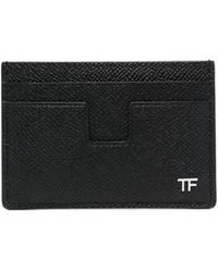 Tom Ford - Card Holder With Logo Plaque - Lyst