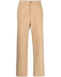 Versace Jeans Couture - Logo-Patch Straight-Leg Trousers - Lyst