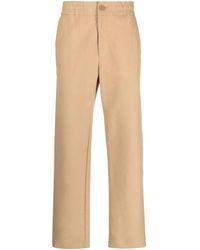 Versace Jeans Couture - Logo-Patch Straight-Leg Trousers - Lyst
